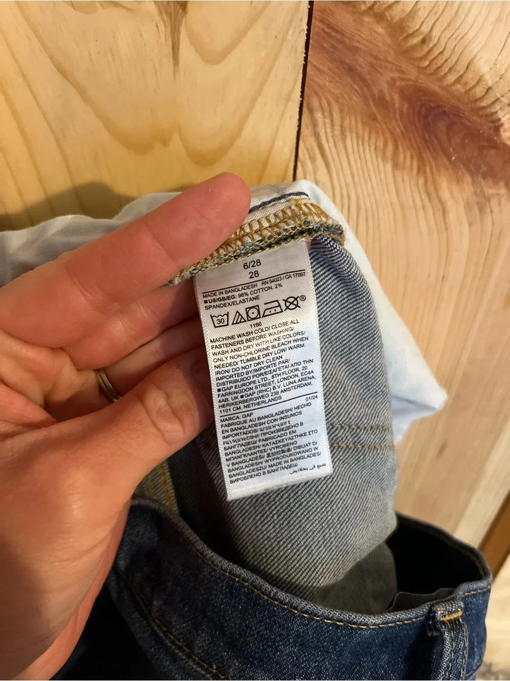 Gap Denim Midi Shorts
